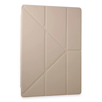 Mey İthalat®  Samsung Galaxy Tab A9 Plus Kılıf Kalemlikli Mars Tablet Kılıfı - Rose Gold