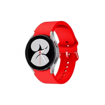 Mey İthalat®  Samsung Galaxy Watch 4 Klasik Kordon - Kırmızı