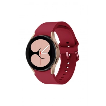Mey İthalat®  Samsung Galaxy Watch 4 Klasik Kordon - Mürdüm