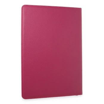 Mey İthalat® Samsung Galaxy X610 Tab S9 FE Plus 12.4 Kılıf 360 Tablet Deri Kılıf - Pembe