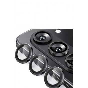 Mey İthalat®  Samsung Galaxy Z Fold 5 Valdez Metal Kamera Lens - Siyah