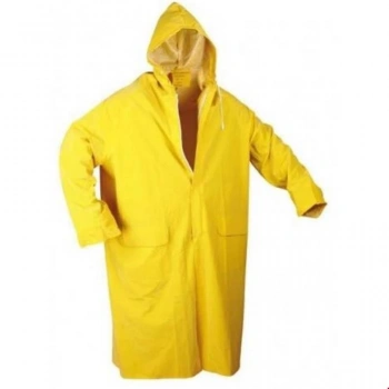 Mey İthalat® Sarı Yağmurluk Fermuarlı XL Beden