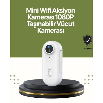 Mey İthalat® Şarj Edilebilir Uzun Ömürlü Mini Spor Kamera Full HD