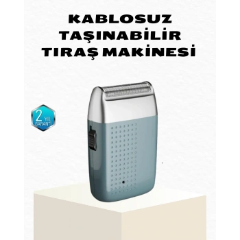 Mey İthalat® Şarjlı Kuru Kullanım Tıraş Makinesi – Kablosuz, Taşınabilir