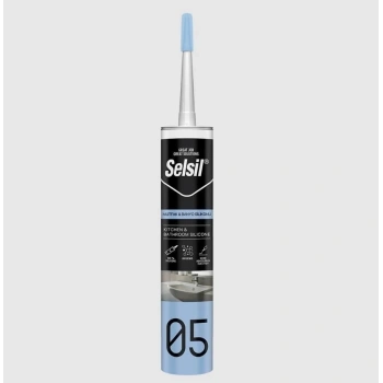 Mey İthalat® Selsil 05 Mutfak Duşakabin Silikonu Beyaz 280 ml