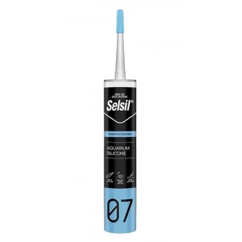 Mey İthalat® Selsil 07 Akvaryum Silikonu Şeffaf 280 ml