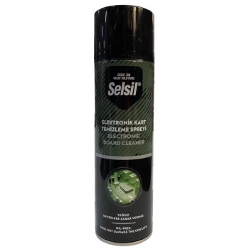 Mey İthalat® Selsil Elektronik Kart Temizleyici Sprey 500 ml Yağsız