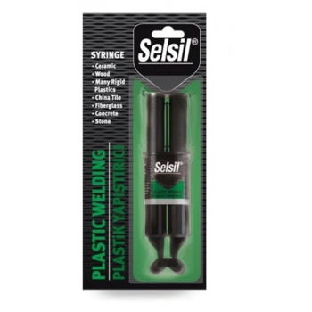 Mey İthalat® Selsil Enjektör Tip Plastik Yapıştırıcı 28 gr