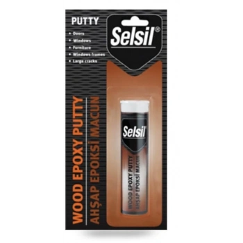 Mey İthalat® Selsil Epoxy 2 Bileşenli Macun Ahşap Yapıştırıcı 57 gr