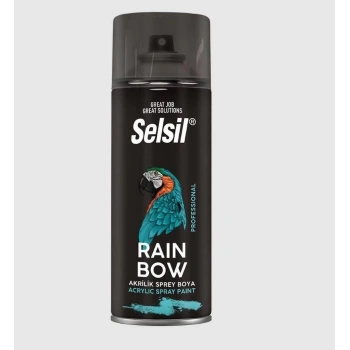 Mey İthalat® Selsil Rainbow Akrilik Sprey Boya 3000 Ateş Kırmızısı