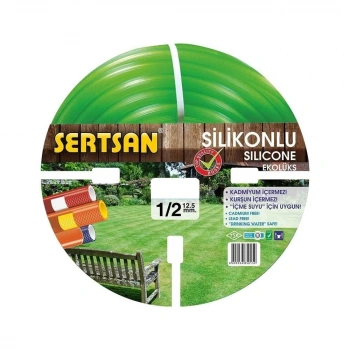 Mey İthalat® Sertsan 1/2 Ekolüks Silikonlu Hortum 15 Metre
