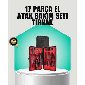 Mey İthalat® Siyah Kaymaz Teknolojili El ve Ayak Bakım Seti