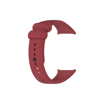 Mey İthalat®   Smart Band 8 Pro Klasik Kordon - Bordo