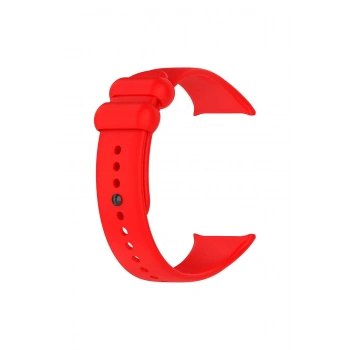 Mey İthalat®   Smart Band 8 Pro Klasik Kordon - Kırmızı