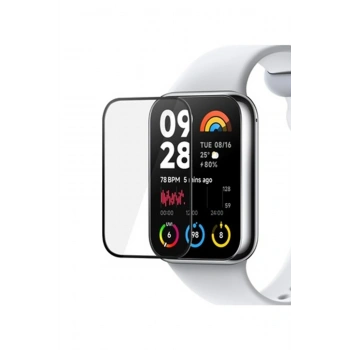 Mey İthalat®   Smart Band 8 Pro Polymer Nano Ekran Koruyucu - Şeffaf