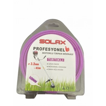 Mey İthalat® Solax Tırtıklı Tırpan Misinası 3,3 mm 45 Metre