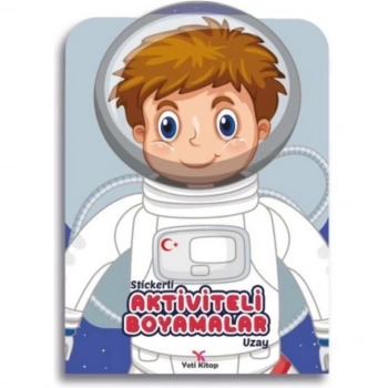 Mey İthalat® Stickerli Aktivite ve Boyamalar Uzay