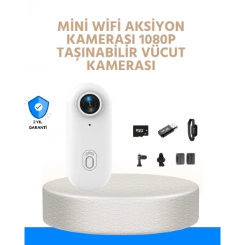 Mey İthalat® Suya ve Darbeye Dayanıklı Kompakt Spor Kamera 1080P