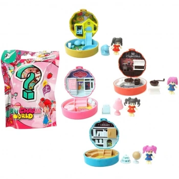Mey İthalat®  Taşınabilir Dollhouse Figür Sürpriz Paket