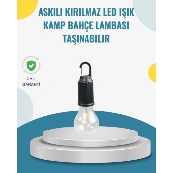 Mey İthalat® Taşınabilir Sıcak Işık Yayan Kamp Lambası