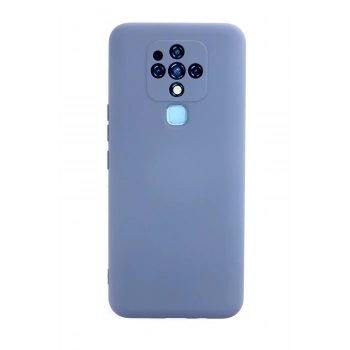 Mey İthalat®  Tecno Camon 16 Kılıf Nano içi Kadife Silikon - Gri