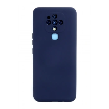 Mey İthalat®  Tecno Camon 16 Kılıf Nano içi Kadife Silikon - Lacivert