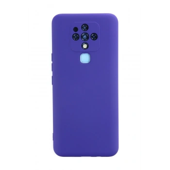 Mey İthalat®  Tecno Camon 16 Kılıf Nano içi Kadife Silikon - Mor