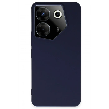 Mey İthalat®  Tecno Camon 20 Pro 5G Kılıf First Silikon - Lacivert