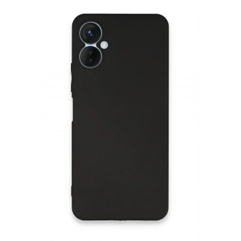Mey İthalat®  Tecno Spark 9 Pro Kılıf First Silikon - Siyah