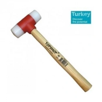 Mey İthalat® Topshop 09463 Ağaç Saplı Plastik Tokmak 40 mm