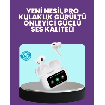 Mey İthalat® Tüm Telefonlarla Uyumlu ANC Özellikli Dokunmatik Bluetooth Kulaklık