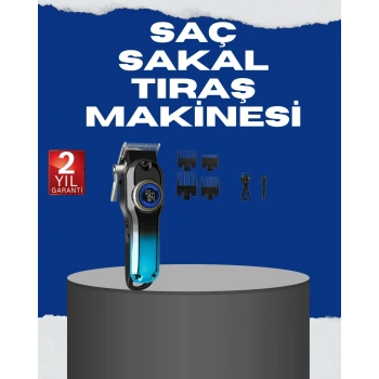 Mey İthalat® USB Type-C Şarjlı Kablosuz/Kablolu Erkek Tıraş Makinesi