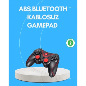 Mey İthalat® Uzun Pil Ömürlü Kablosuz Oyun Kumandası PC Telefon Tablet İçin
