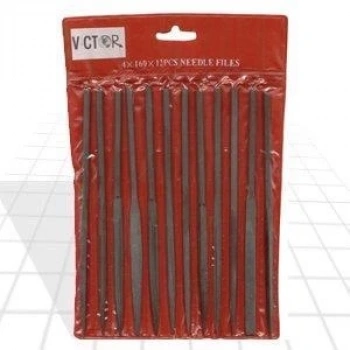 Mey İthalat® Victor 29307 Saatçi Eğe Takımı 12 Parça