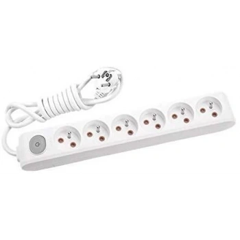 Mey İthalat® Viko Multi-let Kablolu Grup Priz 6 lü 2 Metre