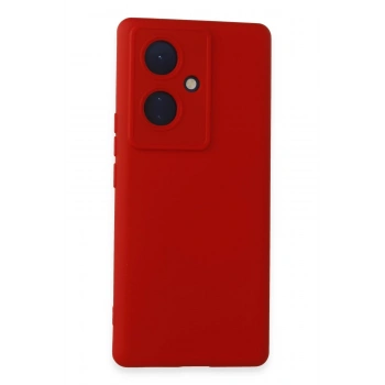 Mey İthalat® Vivo V29 Lite Kılıf Nano içi Kadife Silikon - Kırmızı