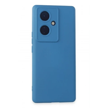 Mey İthalat® Vivo V29 Lite Kılıf Nano içi Kadife Silikon - Mavi
