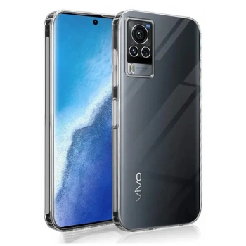 Mey İthalat®  Vivo V30 5G Kılıf Lüx Şeffaf Silikon