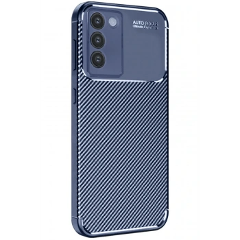 Mey İthalat®  Vivo V30 Lite 4G Kılıf Auto Focus Karbon Kapak - Lacivert