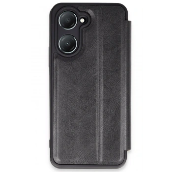 Mey İthalat®  Vivo Y18 Kılıf Flip Cover - Siyah