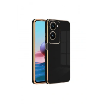 Mey İthalat®  Vivo Y18 Kılıf Volet Silikon - Siyah
