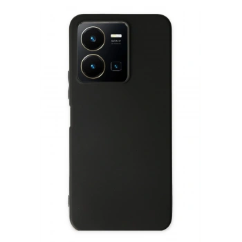 Mey İthalat®  Vivo Y35 Kılıf First Silikon - Siyah