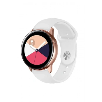 Mey İthalat®  Watch 22mm Klasik Kordon - Beyaz