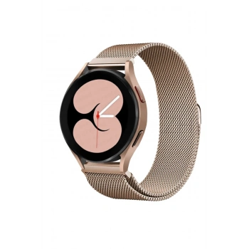 Mey İthalat®  Watch 22mm Metal Mıknatıslı Kordon - Bakır