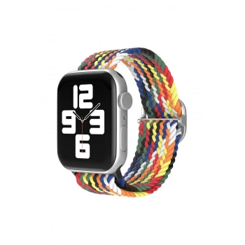 Mey İthalat®  Watch 22mm Star Kordon - Gökkuşağı 1
