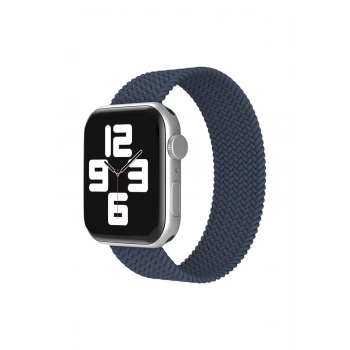 Mey İthalat®   Watch 38mm Ayarlı Solo Silikon Kordon - Lacivert
