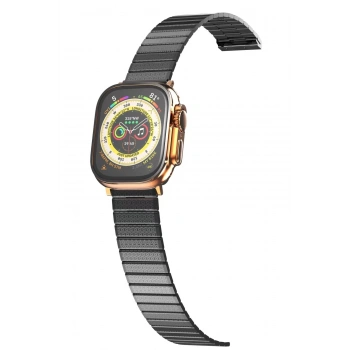 Mey İthalat®   Watch 38mm Made Metal Kordon - Siyah