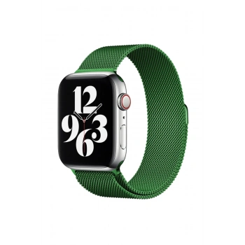 Mey İthalat®   Watch 38mm Metal Mıknatıslı Kordon - Yeşil
