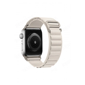 Mey İthalat®   Watch 38mm Mountain Kordon - Beyaz