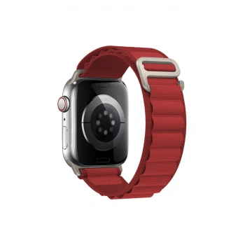 Mey İthalat®   Watch 38mm Mountain Kordon - Kırmızı